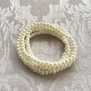 Pearl Stack Of Bracelets